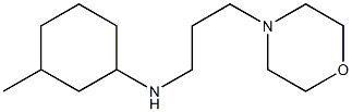3-methyl-N-[3-(morpholin-4-yl)propyl]cyclohexan-1-amine Structure