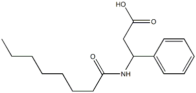 3-octanamido-3-phenylpropanoic acid