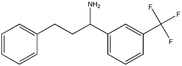 3-phenyl-1-[3-(trifluoromethyl)phenyl]propan-1-amine Structure