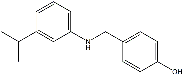 4-({[3-(propan-2-yl)phenyl]amino}methyl)phenol