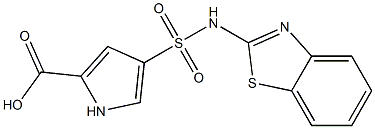 4-(1,3-benzothiazol-2-ylsulfamoyl)-1H-pyrrole-2-carboxylic acid