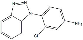 4-(1H-1,2,3-benzotriazol-1-yl)-3-chloroaniline Structure