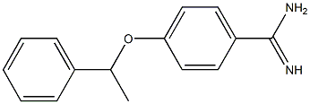 4-(1-phenylethoxy)benzene-1-carboximidamide|