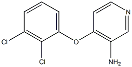 4-(2,3-dichlorophenoxy)pyridin-3-amine Structure