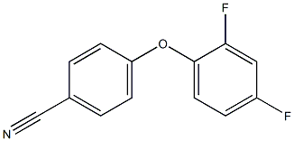 4-(2,4-difluorophenoxy)benzonitrile Structure