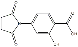 4-(2,5-dioxopyrrolidin-1-yl)-2-hydroxybenzoic acid Structure