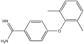4-(2,6-dimethylphenoxy)benzene-1-carboximidamide|