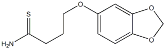 4-(2H-1,3-benzodioxol-5-yloxy)butanethioamide Structure