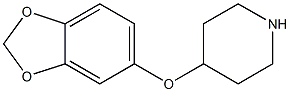 4-(2H-1,3-benzodioxol-5-yloxy)piperidine Struktur