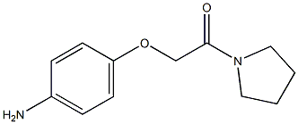 4-(2-oxo-2-pyrrolidin-1-ylethoxy)aniline Structure