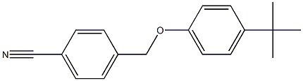 4-(4-tert-butylphenoxymethyl)benzonitrile Structure
