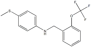 4-(methylsulfanyl)-N-{[2-(trifluoromethoxy)phenyl]methyl}aniline