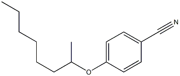 4-(octan-2-yloxy)benzonitrile Structure