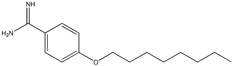 4-(octyloxy)benzene-1-carboximidamide Structure