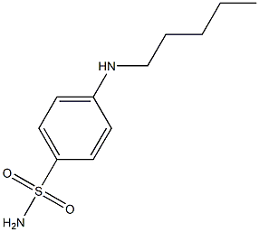 4-(pentylamino)benzene-1-sulfonamide Structure