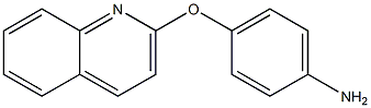 4-(quinolin-2-yloxy)aniline Structure