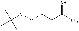 4-(tert-butylsulfanyl)butanimidamide 结构式