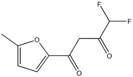 4,4-difluoro-1-(5-methylfuran-2-yl)butane-1,3-dione Structure