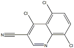 4,5,8-trichloroquinoline-3-carbonitrile Structure