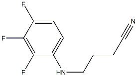 4-[(2,3,4-trifluorophenyl)amino]butanenitrile,,结构式