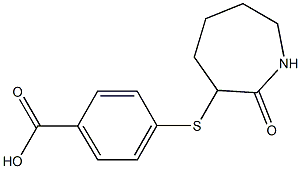 4-[(2-oxoazepan-3-yl)sulfanyl]benzoic acid