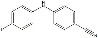 4-[(4-iodophenyl)amino]benzonitrile Struktur