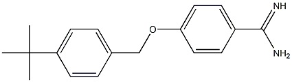 4-[(4-tert-butylphenyl)methoxy]benzene-1-carboximidamide Structure