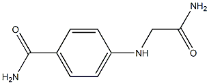 4-[(carbamoylmethyl)amino]benzamide Struktur