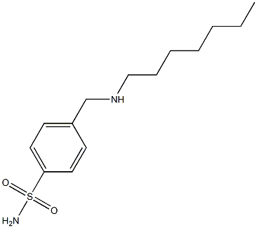 4-[(heptylamino)methyl]benzene-1-sulfonamide 结构式