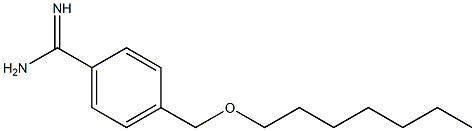 4-[(heptyloxy)methyl]benzene-1-carboximidamide 结构式