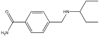 4-[(pentan-3-ylamino)methyl]benzamide