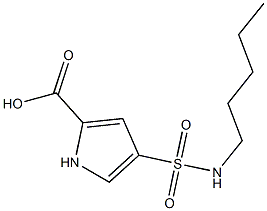 4-[(pentylamino)sulfonyl]-1H-pyrrole-2-carboxylic acid