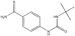 4-[(tert-butylcarbamoyl)amino]benzene-1-carbothioamide 化学構造式