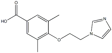 4-[2-(1H-imidazol-1-yl)ethoxy]-3,5-dimethylbenzoic acid