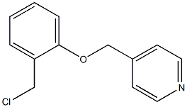4-[2-(chloromethyl)phenoxymethyl]pyridine Struktur