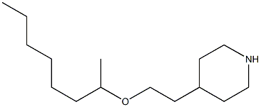 4-[2-(octan-2-yloxy)ethyl]piperidine|