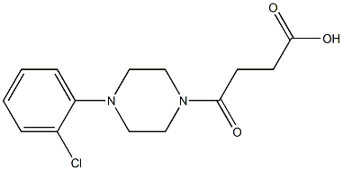4-[4-(2-chlorophenyl)piperazin-1-yl]-4-oxobutanoic acid
