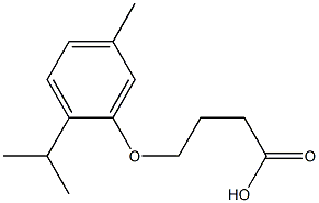 4-[5-methyl-2-(propan-2-yl)phenoxy]butanoic acid
