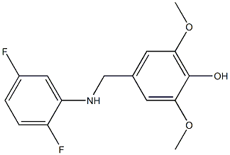 4-{[(2,5-difluorophenyl)amino]methyl}-2,6-dimethoxyphenol
