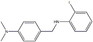4-{[(2-iodophenyl)amino]methyl}-N,N-dimethylaniline Struktur