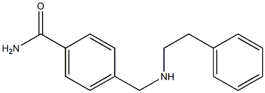 4-{[(2-phenylethyl)amino]methyl}benzamide Structure