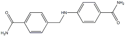 4-{[(4-carbamoylphenyl)methyl]amino}benzamide Struktur