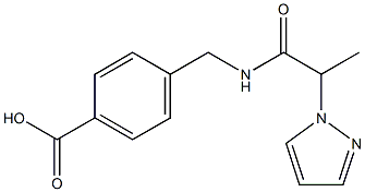 4-{[2-(1H-pyrazol-1-yl)propanamido]methyl}benzoic acid