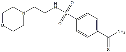 4-{[2-(morpholin-4-yl)ethyl]sulfamoyl}benzene-1-carbothioamide Structure