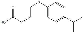 4-{[4-(propan-2-yl)phenyl]sulfanyl}butanoic acid