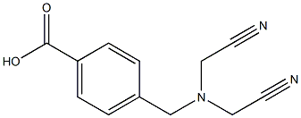 4-{[bis(cyanomethyl)amino]methyl}benzoic acid Structure