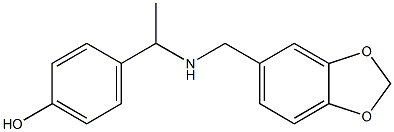 4-{1-[(2H-1,3-benzodioxol-5-ylmethyl)amino]ethyl}phenol