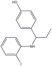 4-{1-[(2-iodophenyl)amino]propyl}phenol
