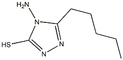 4-amino-5-pentyl-4H-1,2,4-triazole-3-thiol Structure