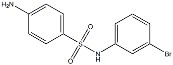 4-amino-N-(3-bromophenyl)benzenesulfonamide Structure